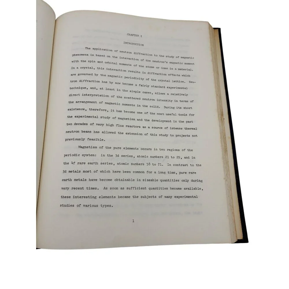 1965 UT Dissertation Magnetic Structure Rare Earth Alloys Harry Child Oak Ridge - Picture 7 of 10